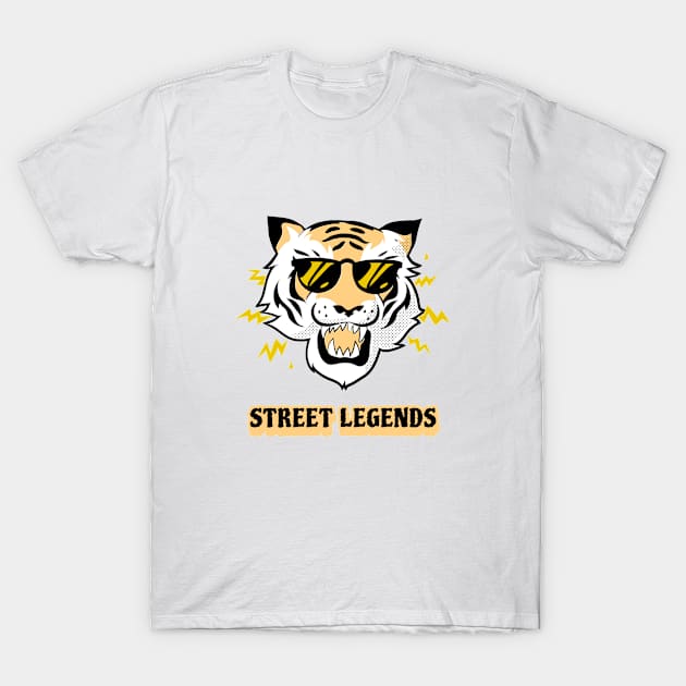 Street Legends T-Shirt by Mad Art